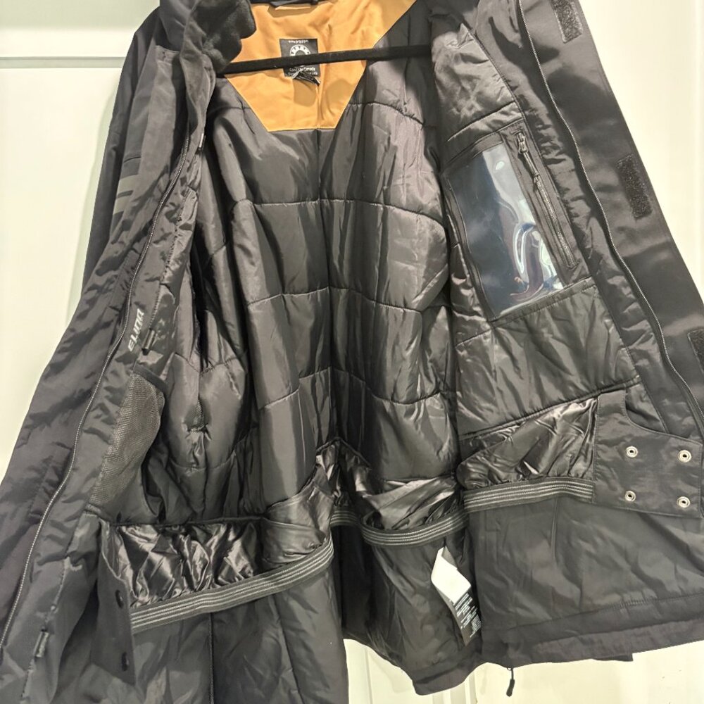 NWT Ski-Doo BRP Men Manteau Expedition Ski Jacket Black Khaki Size 3XL - Picture 3 of 4